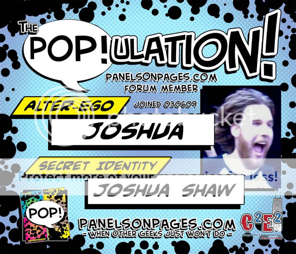PoP! @ C2E2 Badges Joshua