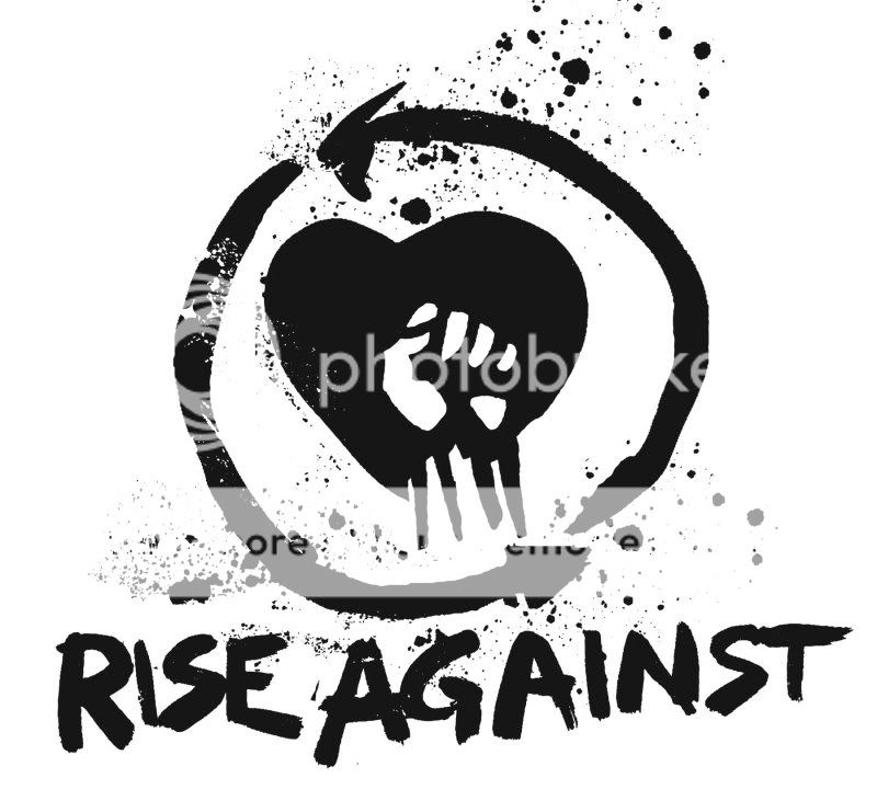 Rise Against - Real revolution begins at learning. RiseAgainstLogoriseagainst120810_18