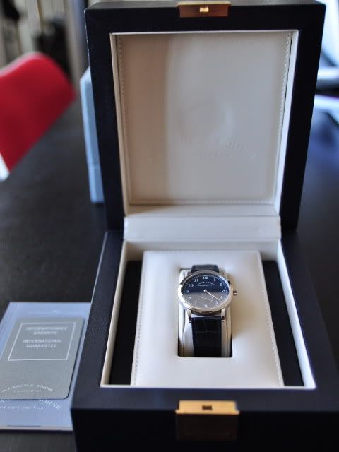 [Vendu] Lange & Sohne 1815 or blanc - cadran noir -  7500 € SSC_2410