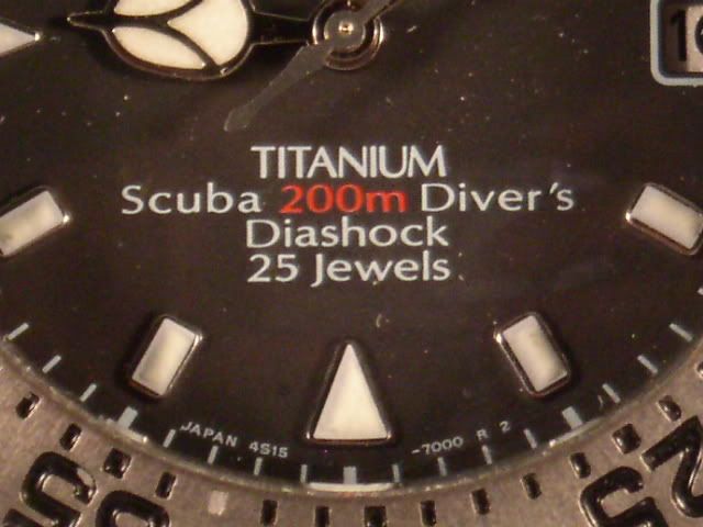 DIVER - Seiko Scuba Air Diver 200 titane monobloc 7000-4S15 SEIKOTITAN0003