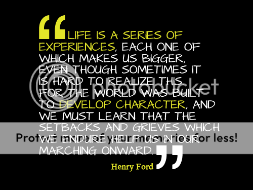 Henry ford quote life is a series of experiences #3