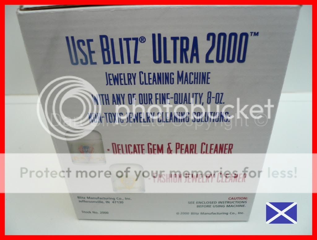 Blitz Ultra 2000 Jewellery Cleaning Machine MIB  