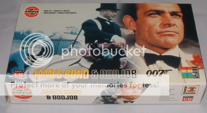 Airfix James Bond & Odd Job 007 Plastic Model Kit mint  