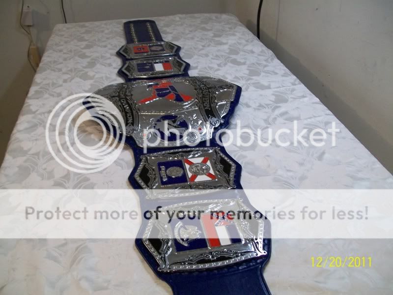 REAL CHAMPIONSHIP WRESTLING TITLE BELT THE SOUTHEASTERN HUGE BELT 