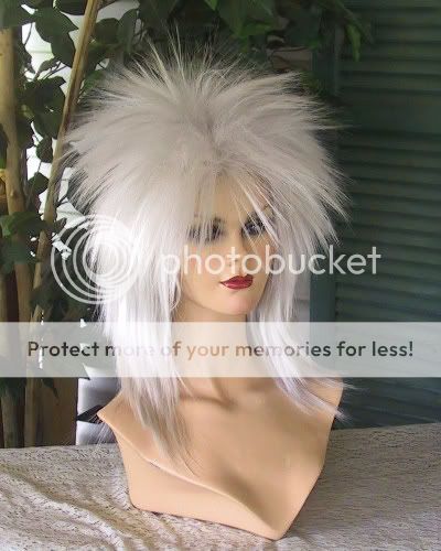 Punky Wig~ Long Shaggy Spikey Punk Rock Costume Cosplay  