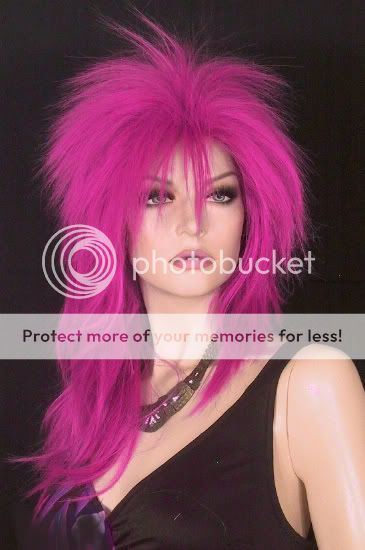 Punky Wig~ Long Shaggy Spikey Punk Rock Costume Cosplay  