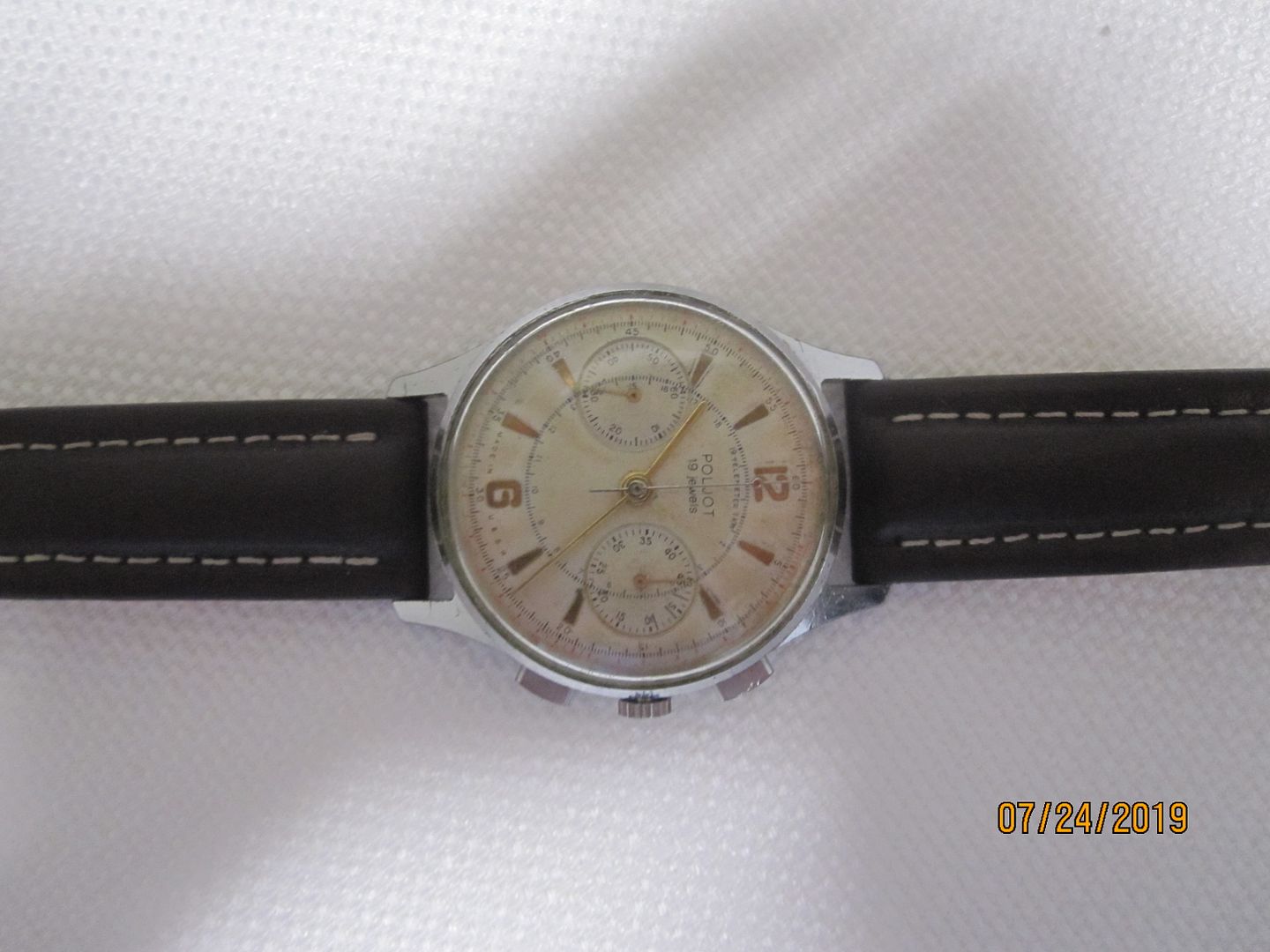 FS- POLJOT STRELA 3017 SOVIET MILITARY CHRONOGRAPH- ca. 1950's ...