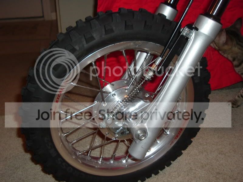 Crf 70 Fork Swap Front Brake Mounting Planetminis Forums