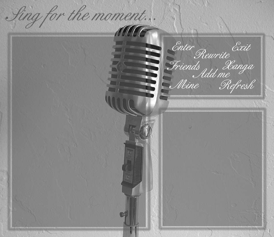 Sing for the Moment - Xanga Layout Preview - CreateBlog