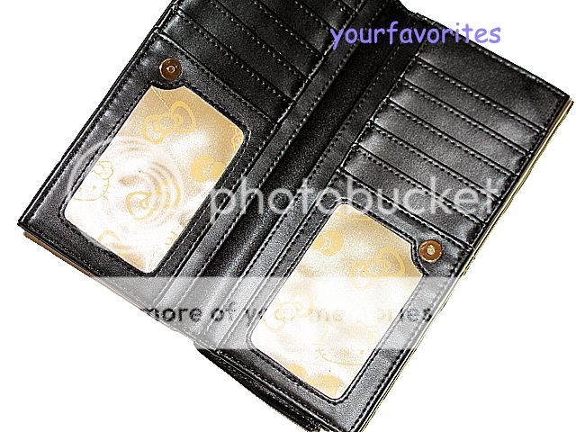 Hello Kitty black card holder wallet purse  