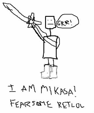 Post YOUR Artwork thread\' anything from poop to photoshop and classic\' hand drawn! - Page 6 Mikasa2-1