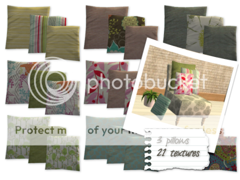 pillows - Mira's Springhouse pillows walls and recolors Springhousepillows