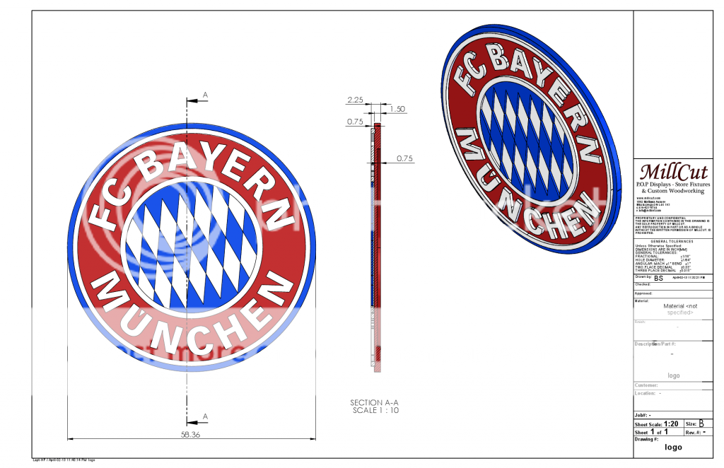 Huge Bayern Munich Logo, engraved in wood. : The Lounge - BayernForum.com
