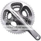 NEW 2012 Shimano DURA ACE 10s COMPACT Crankset FC7950 50/34t, 175mm 