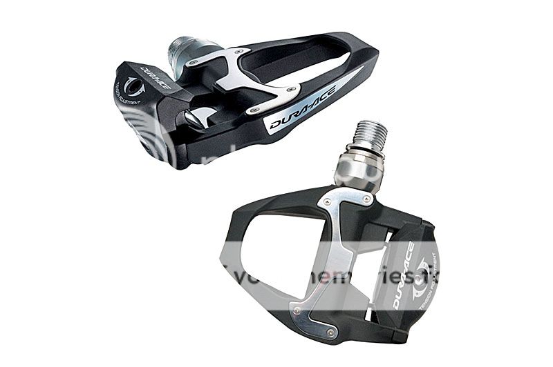 NEW 2012 Shimano DURA ACE Carbon Fiber Pedals & Floating Cleats SPD 