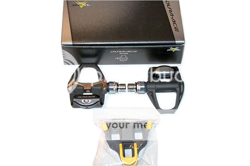 NEW 2012 Shimano DURA ACE Carbon Fiber Pedals & Floating Cleats SPD 