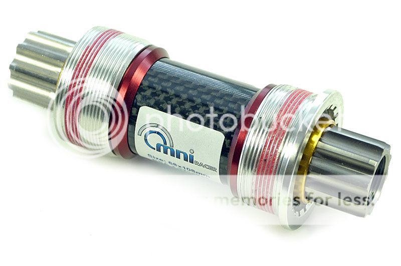 OMNI Racer Carbon Titanium ISIS Bottom Bracket  ENGLISH  