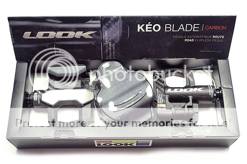NEW 2011 LOOK KEO BLADE Carbon Chromo Pedals & 2 Cleat Sets 12Nm 