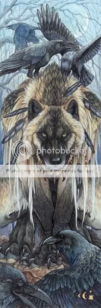 Cooro, varg och pojke Coorowolf