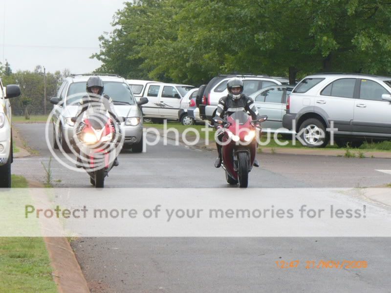 JAMIE'S FUNERAL ARRANGEMENTS: Bike escort P1070150