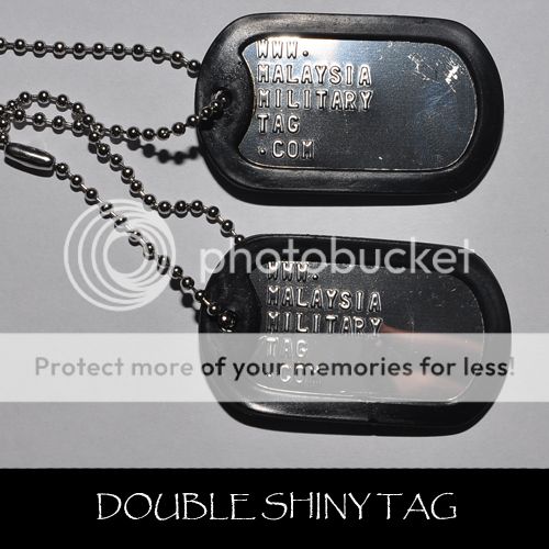 Personalized Military Dog Tag Doubleshinytag