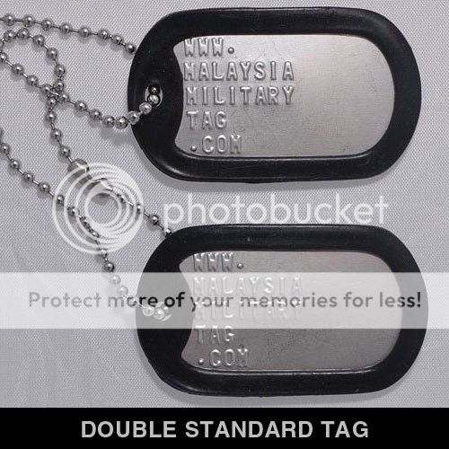Personalized Military Dog Tag Doublestandardtag