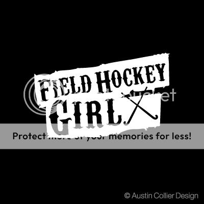 Field Hockey Girl Vinyl Decal Car Truck Window Sticker