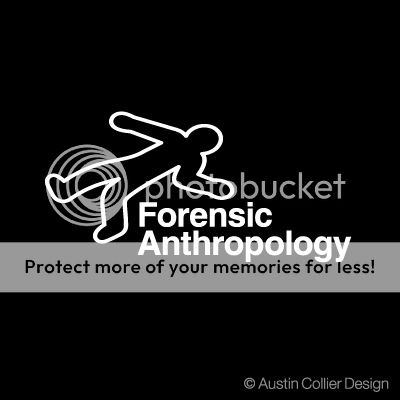 FORENSIC ANTHROPOLOGY Vinyl Car Decal   Science CSI  