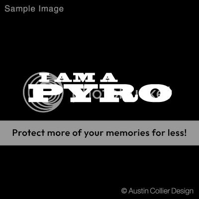 AM A PYRO Vinyl Decal Car Laptop Sticker   TF2  