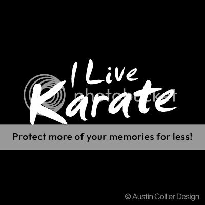 Live Karate Vinyl Decal Car Sticker Martial Arts