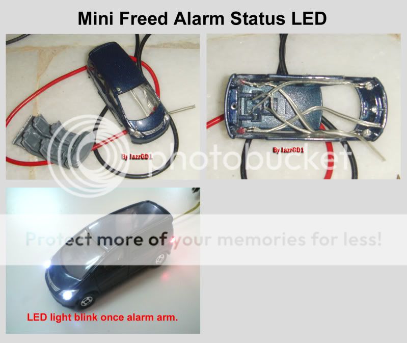 DIY - Mini Freed Alarm Status LEDs MiniFreed