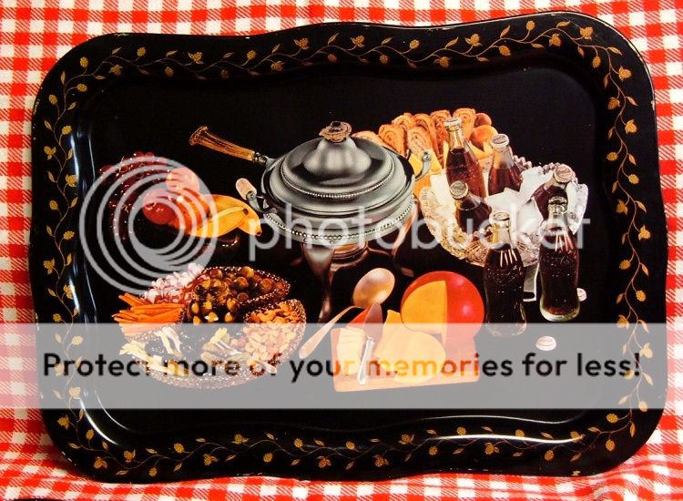 Set of 8 Vintage Coca Cola COKE Snack TV Serving Trays  