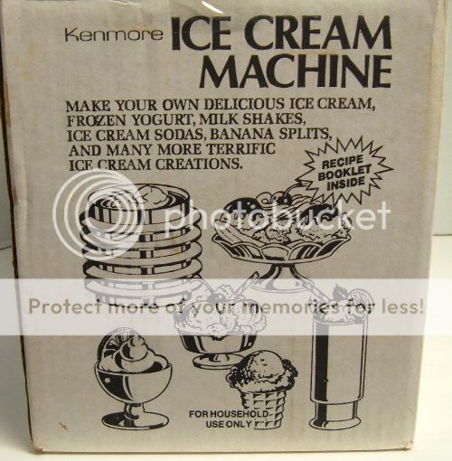   in Freezer Ice Cream Frozen Yogurt Machine No Salt / Ice Needed NIB