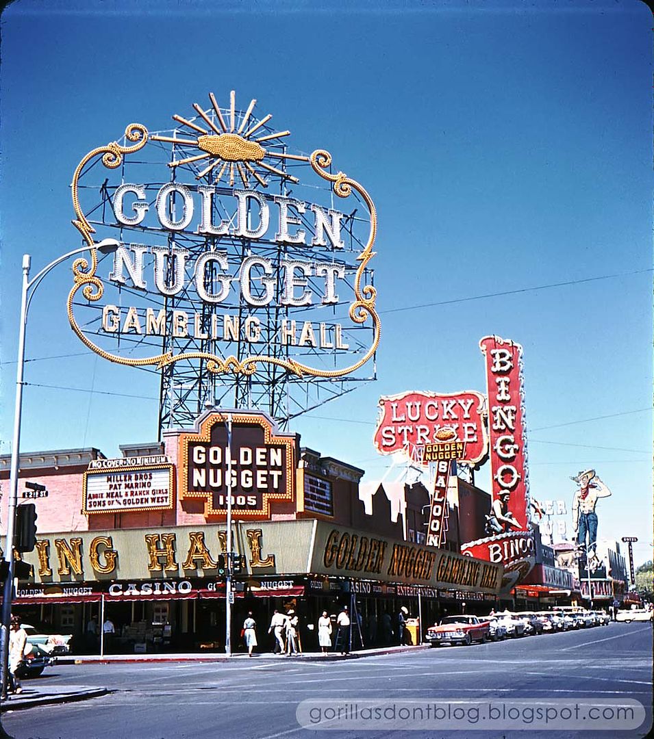 GORILLAS DON'T BLOG: Las Vegas Casinos, May 1960