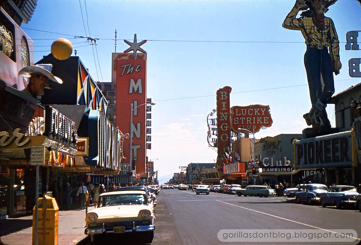 GORILLAS DON'T BLOG: Fremont Street, September 1958