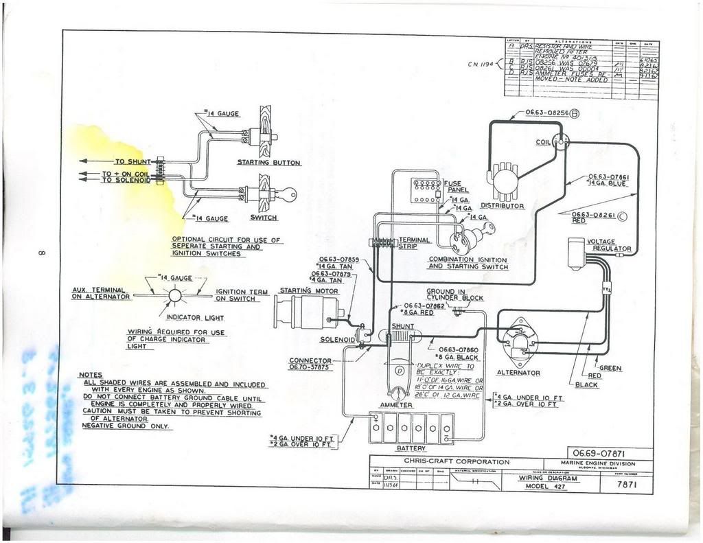 Chris Craft Ignition Wiring Diagram
