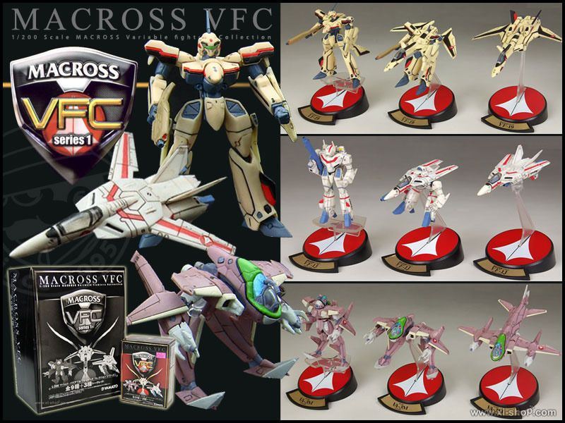 Yamato Japan Gashapon Macross VFC 1//200 VA-3M Invader Fighter VF-X2 Robotech