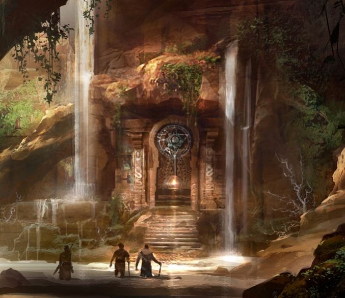 The Gate: Entrance [Bifrons] Inquisition_concept_art_-_rocks_and_water1_zpsf6788570