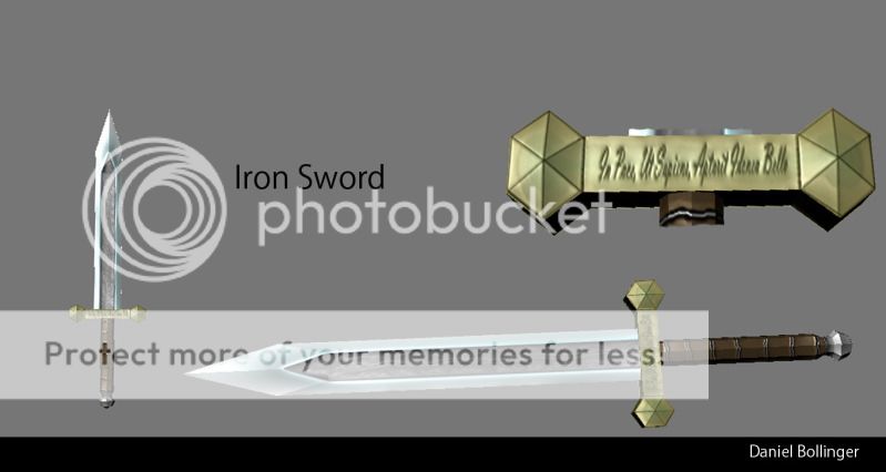 3D Modeling IronSword