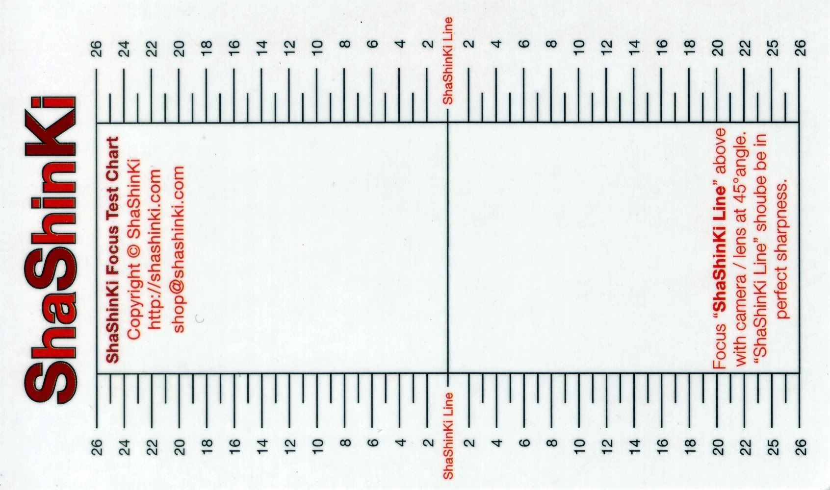 Back Focus Chart Download Free - mixejungle