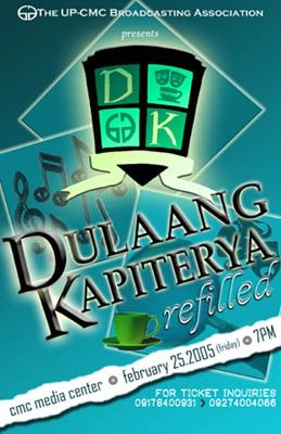 Dulaang Kapiterya (Refilled)