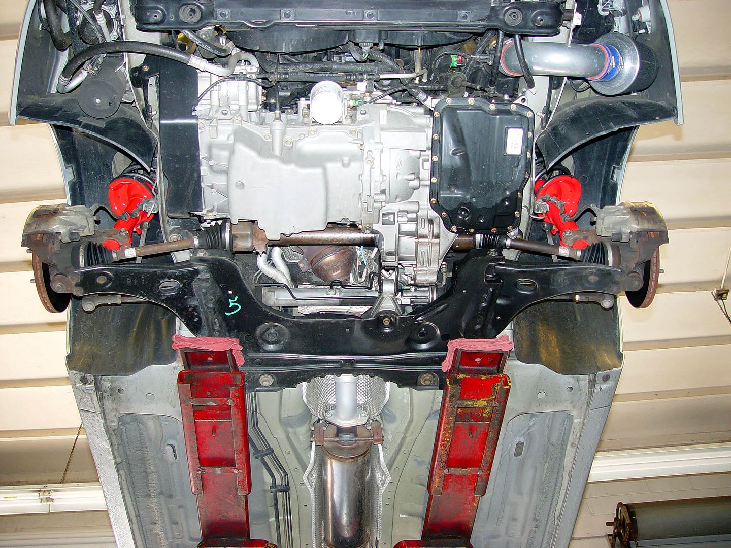 2000 Ford focus undercarriage