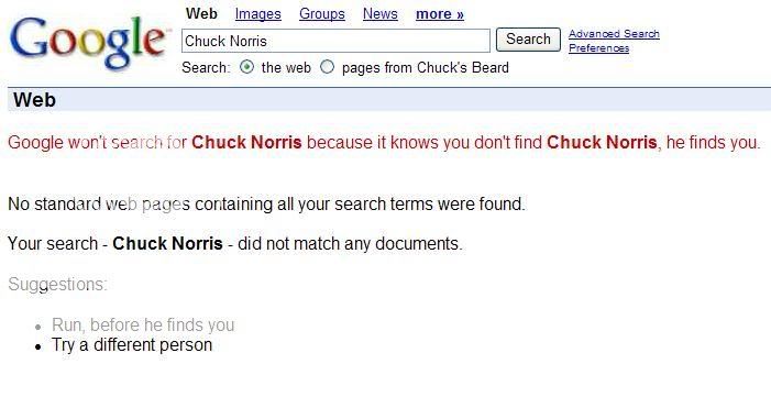 TESTE: Chuck Norris encontra vc!! Fcnr