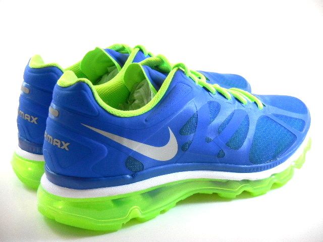 Nike Air Max 2012 + Royal Blue/Lime Green Running Work Men Shoes 487982 ...