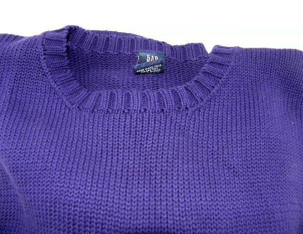 New Gap Valentine Purple Knitted Sweater/Shirt Men sz  