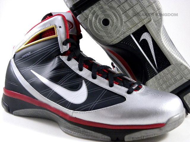 Nike Hyperize GI Joe Silver/Black Basketball Men Shoes | eBay