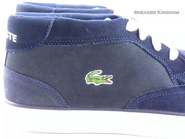 New Lacoste Flitwick Navy Blue Suede Tennis Men Shoes  