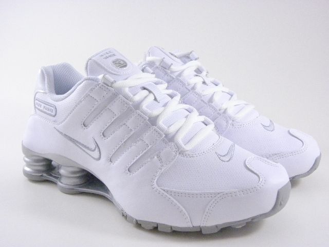 Nike Shox NZ SL White Leather Summer Running Trainer Gym Wmns Women 