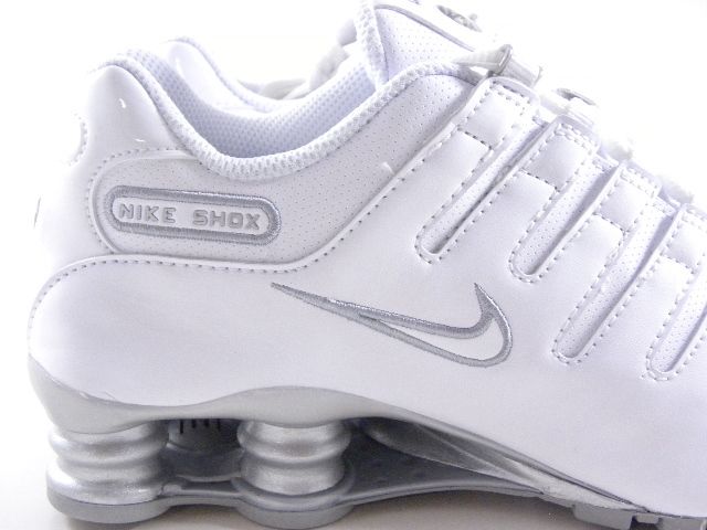 Nike Shox NZ SL White Leather Summer Running Trainer Gym Wmns Women 