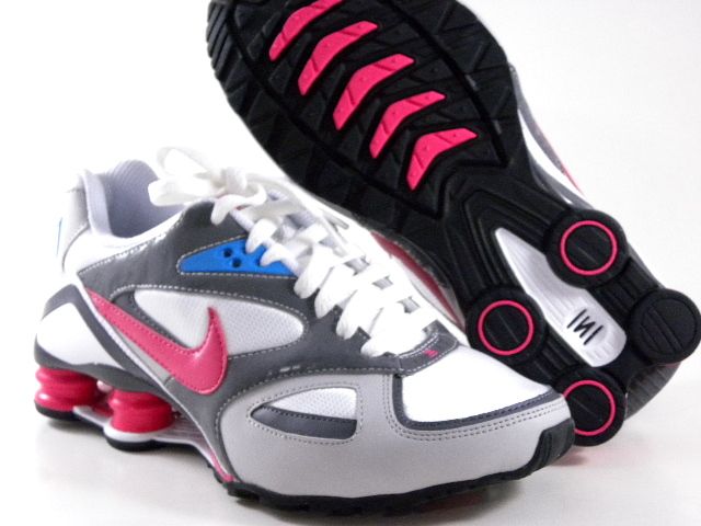   White/Gray/Pink Running Trainer Gym Work Out Women Shoes  